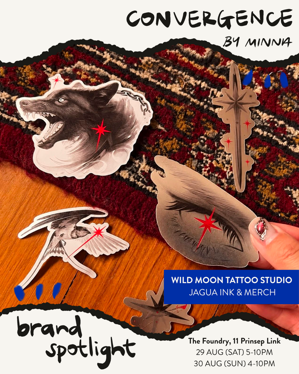WILD MOON STUDIO @ CONVERGENCE: Jagua Ink (Temporary Tattoos)