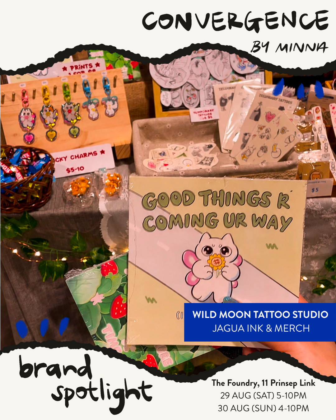 WILD MOON STUDIO @ CONVERGENCE: Jagua Ink (Temporary Tattoos)